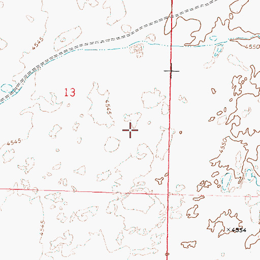 Topographic Map of Stockwater Ditch, OR