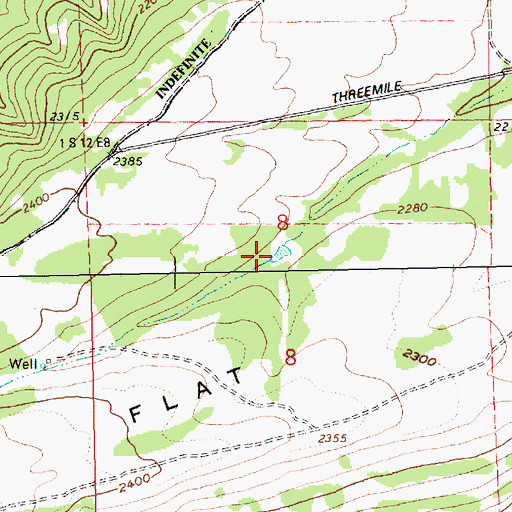 Topographic Map of Liechti Pond Number Two, OR