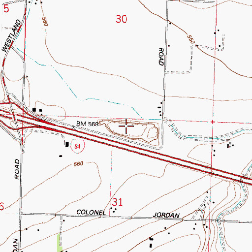 Topographic Map of Wink Pond, OR