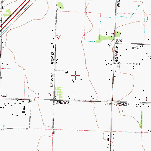 Topographic Map of Westland F Canal, OR