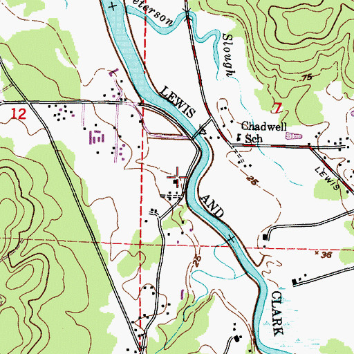 Topographic Map of Brower Creek, OR