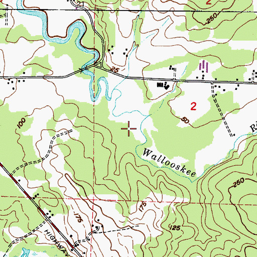 Topographic Map of Pearse Creek, OR
