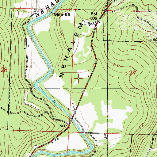 Topographic Map of Hopkins (historical), OR