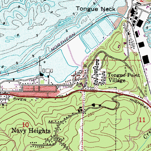 Topographic Map of Mott Basin, OR