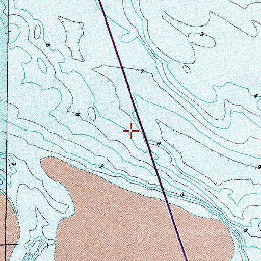 Topographic Map of Astoria Bridge, OR