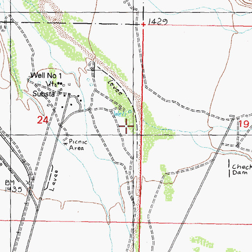 Topographic Map of Sikort Chuapo Wash, AZ