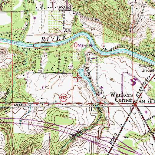 Topographic Map of Schaber Reservoir, OR