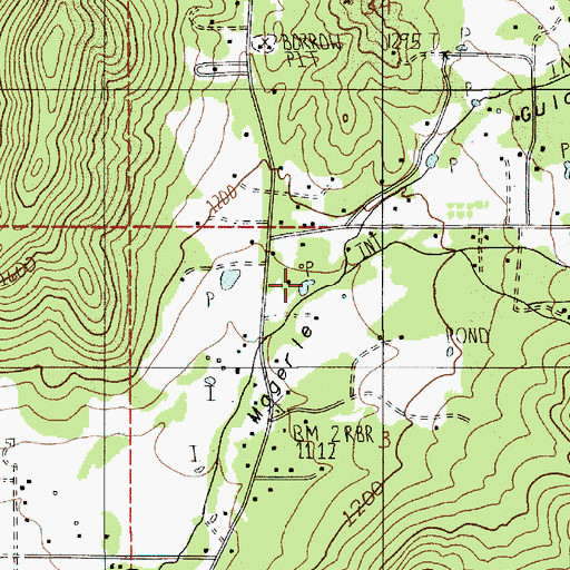 Topographic Map of Smith Reservoir, OR
