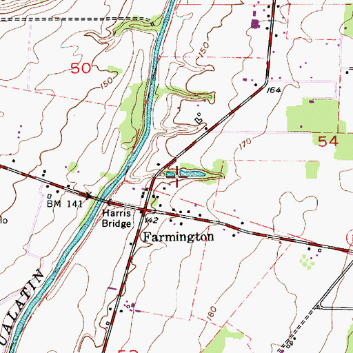 Topographic Map of Wandell Reservoir, OR