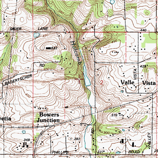 Topographic Map of Mullerleile Pond, OR