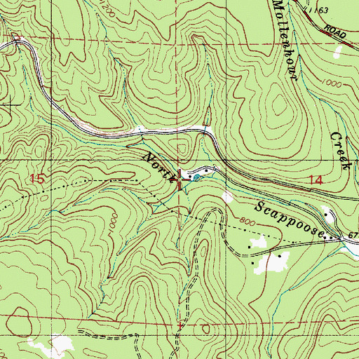 Topographic Map of Heller Reservoir, OR