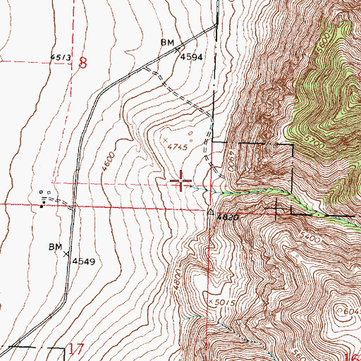 Topographic Map of Norton Creek, OR