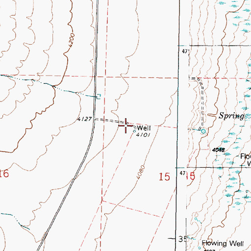 Topographic Map of Little Alvord Well, OR