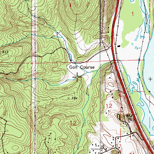Topographic Map of Patterson Creek, OR