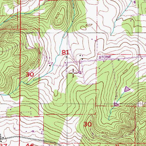 Topographic Map of Osborn Pond, OR