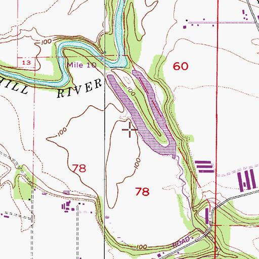 Topographic Map of Evers Lake, OR
