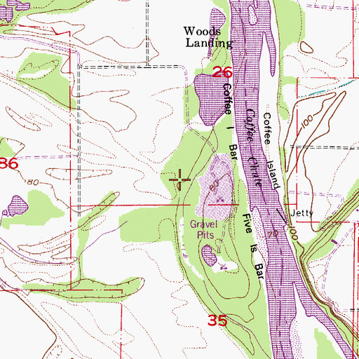 Topographic Map of Meadowbrook Lake, OR