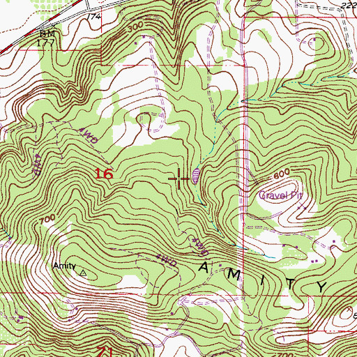 Topographic Map of Stringer Pond, OR
