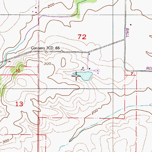 Topographic Map of Dejong Reservoir, OR