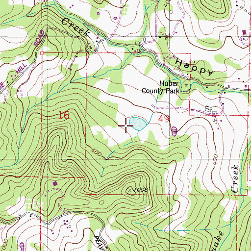 Topographic Map of Mochettaz Reservoir, OR