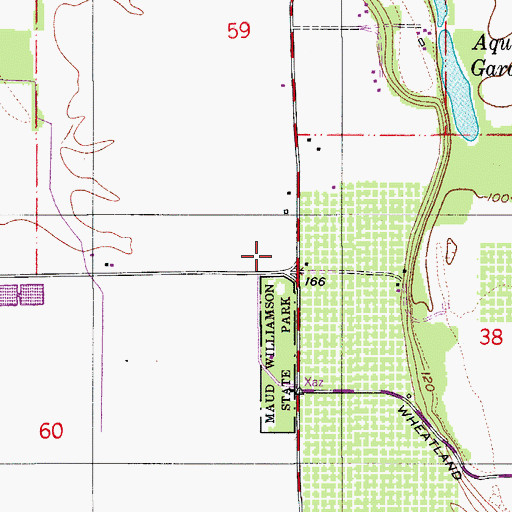 Topographic Map of Pine Tree Corner, OR