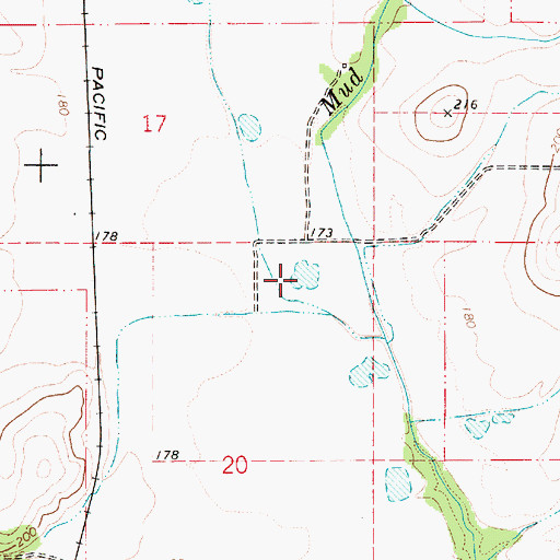 Topographic Map of Parks Lake Reservoir, OR