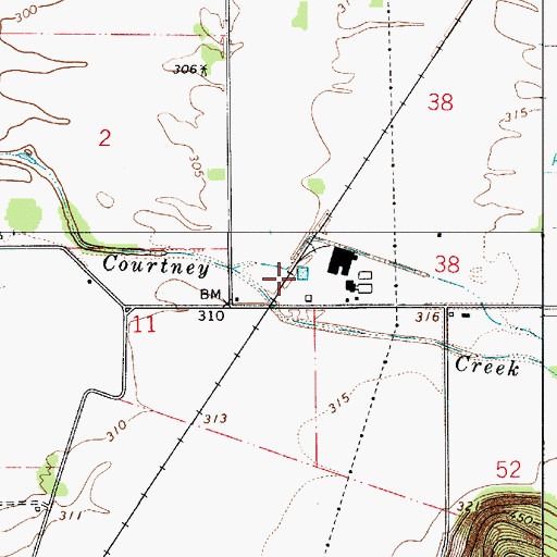 Topographic Map of Permaneer Log Pond, OR