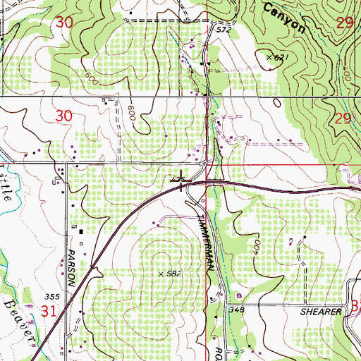 Topographic Map of Orchard Dale (historical), OR