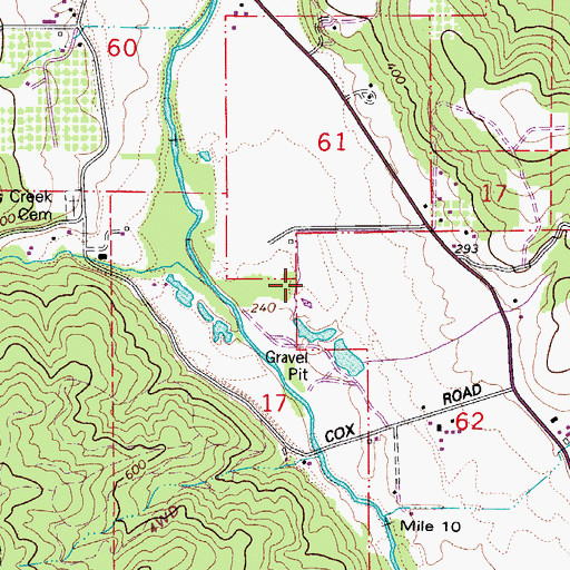 Topographic Map of Howell Reservoirs, OR