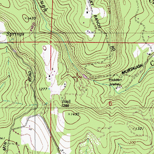 Topographic Map of Sunago Reservoir, OR