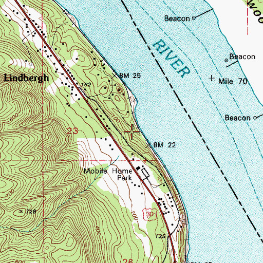 Topographic Map of Oasis Creek, OR