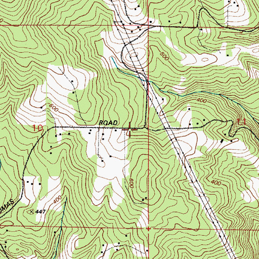 Topographic Map of Welter Creek, OR