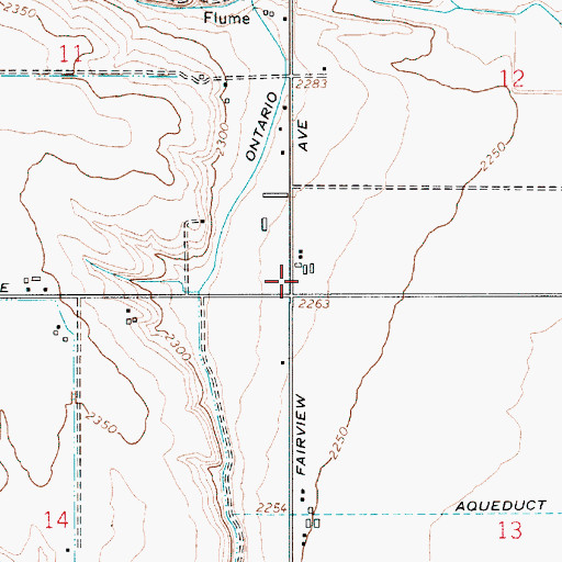 Topographic Map of Richland, OR
