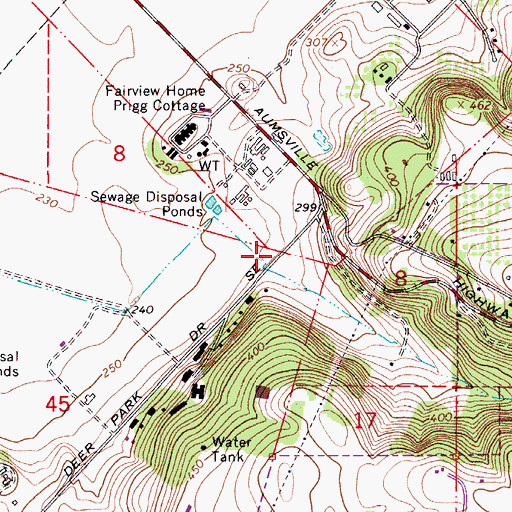 Topographic Map of Rooster Gulch, OR