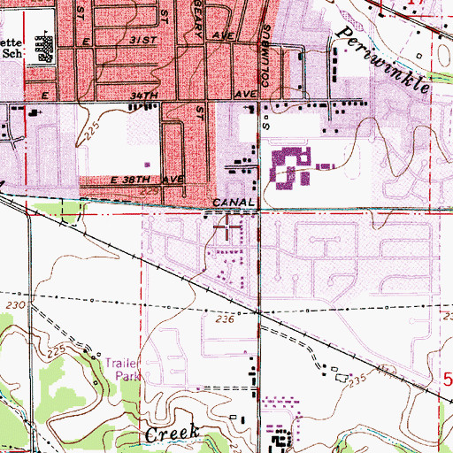 Topographic Map of Froman (historical), OR
