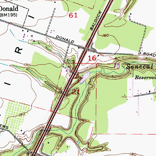 Topographic Map of Fowler Reservoir, OR
