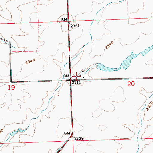 Topographic Map of Michigan (historical), OR