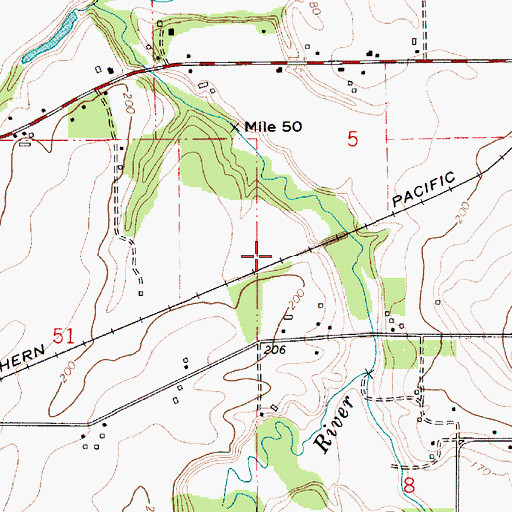 Topographic Map of Selah (historical), OR