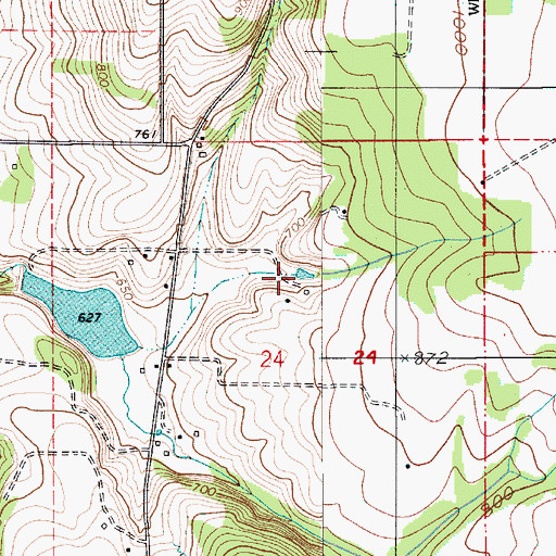 Topographic Map of Valley View Reservoir, OR