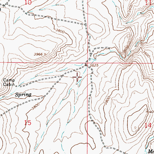 Topographic Map of Coyote Reservoir, OR