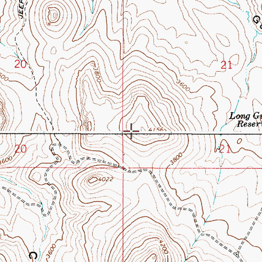 Topographic Map of Acton Butte, OR