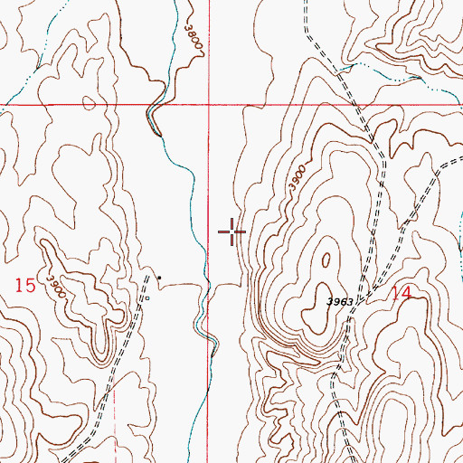Topographic Map of Strode Ditch, OR