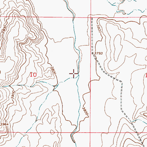 Topographic Map of Rock Creek, OR