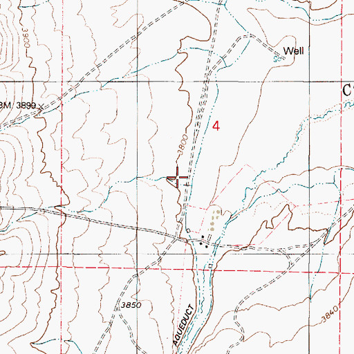 Topographic Map of Crutcher Ditch, OR