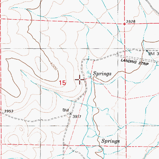 Topographic Map of Tudor Ditch, OR