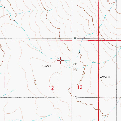 Topographic Map of West Grassy Reservoir, OR