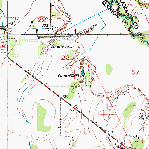 Topographic Map of McLaughlin Pond, OR