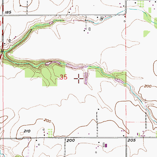 Topographic Map of Zach Reservoir, OR
