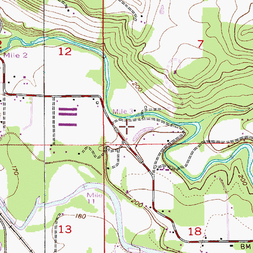 Topographic Map of Hooter Creek, OR
