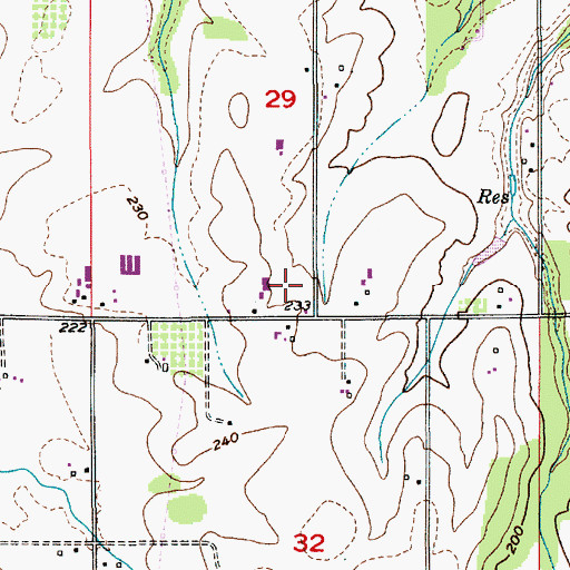 Topographic Map of Monte Cristo (historical), OR